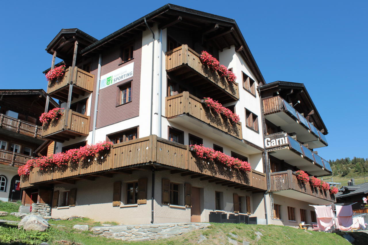 Familienhotel Garni Sporting Bettmeralp Exteriér fotografie